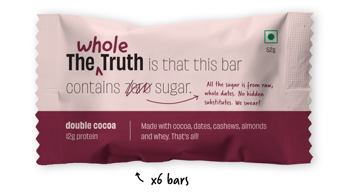 Buy Online Double Cocoa Protein Bars Box of 6 The Whole Truth Foods